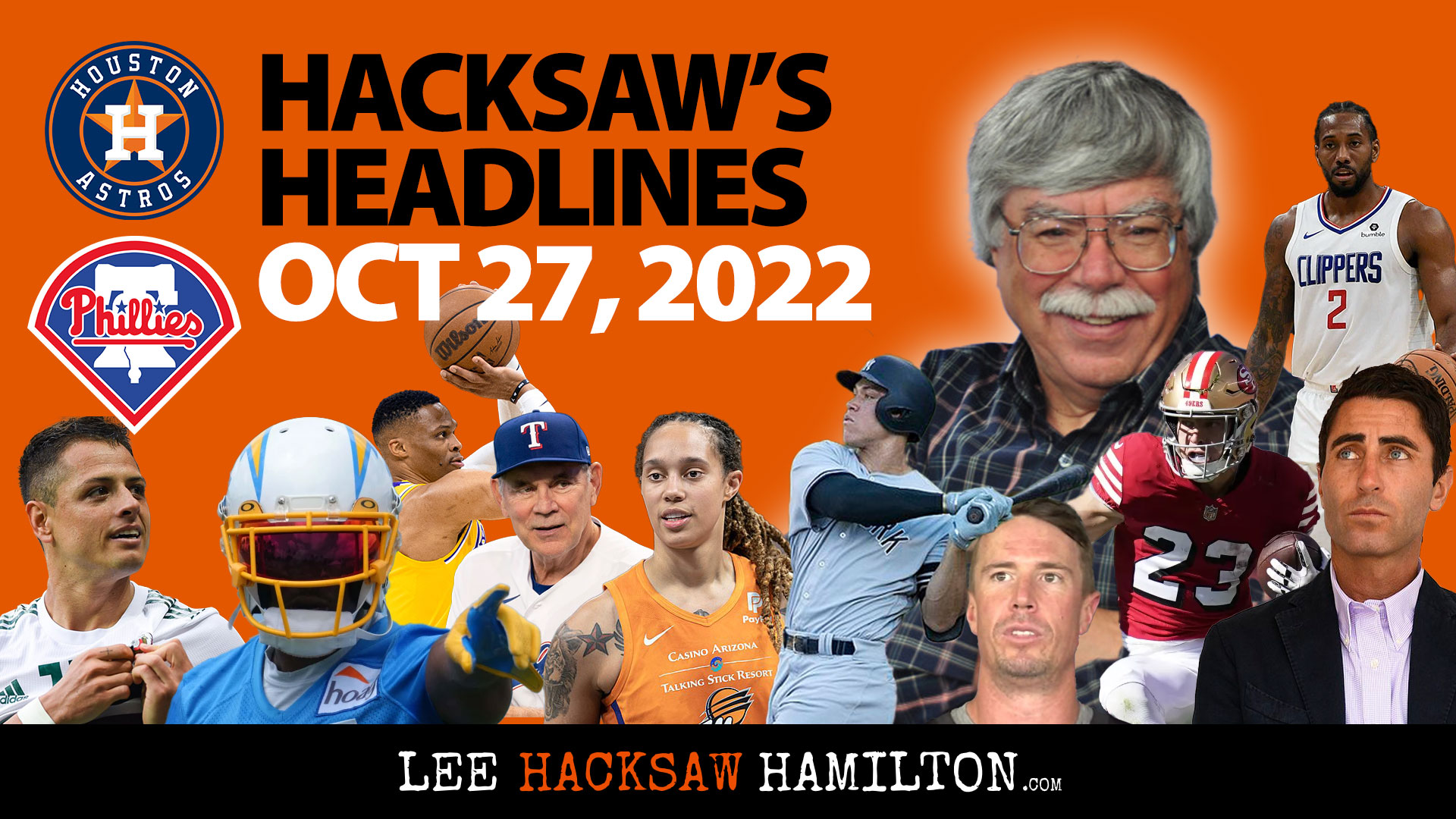 World Series Preview, Dodgers Padres Questions, Chargers Injuries, Lee Hacksaw Hamilton, LHH017