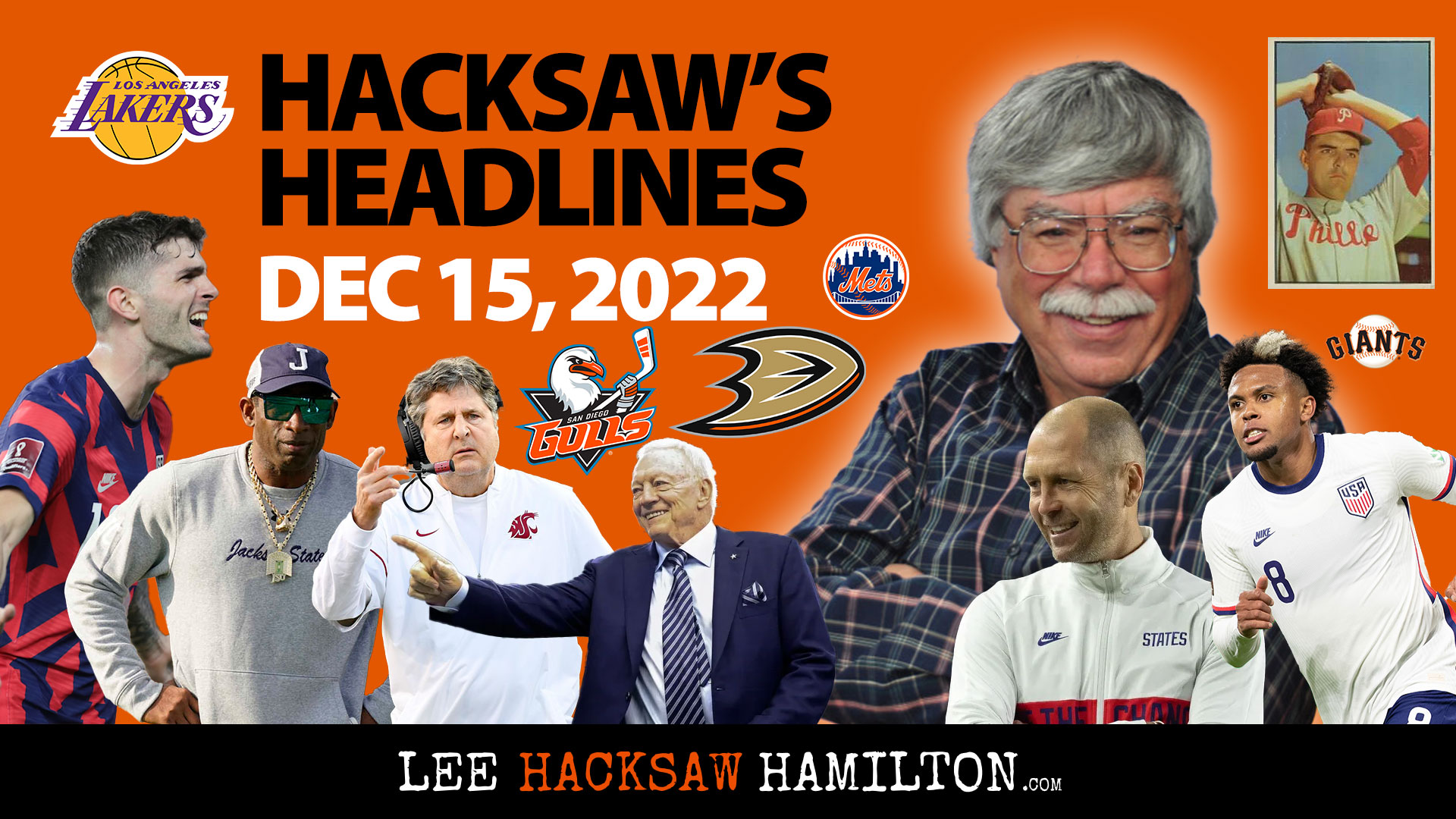 lee hacksaw hamilton, hacksaw's headlines, mike leach