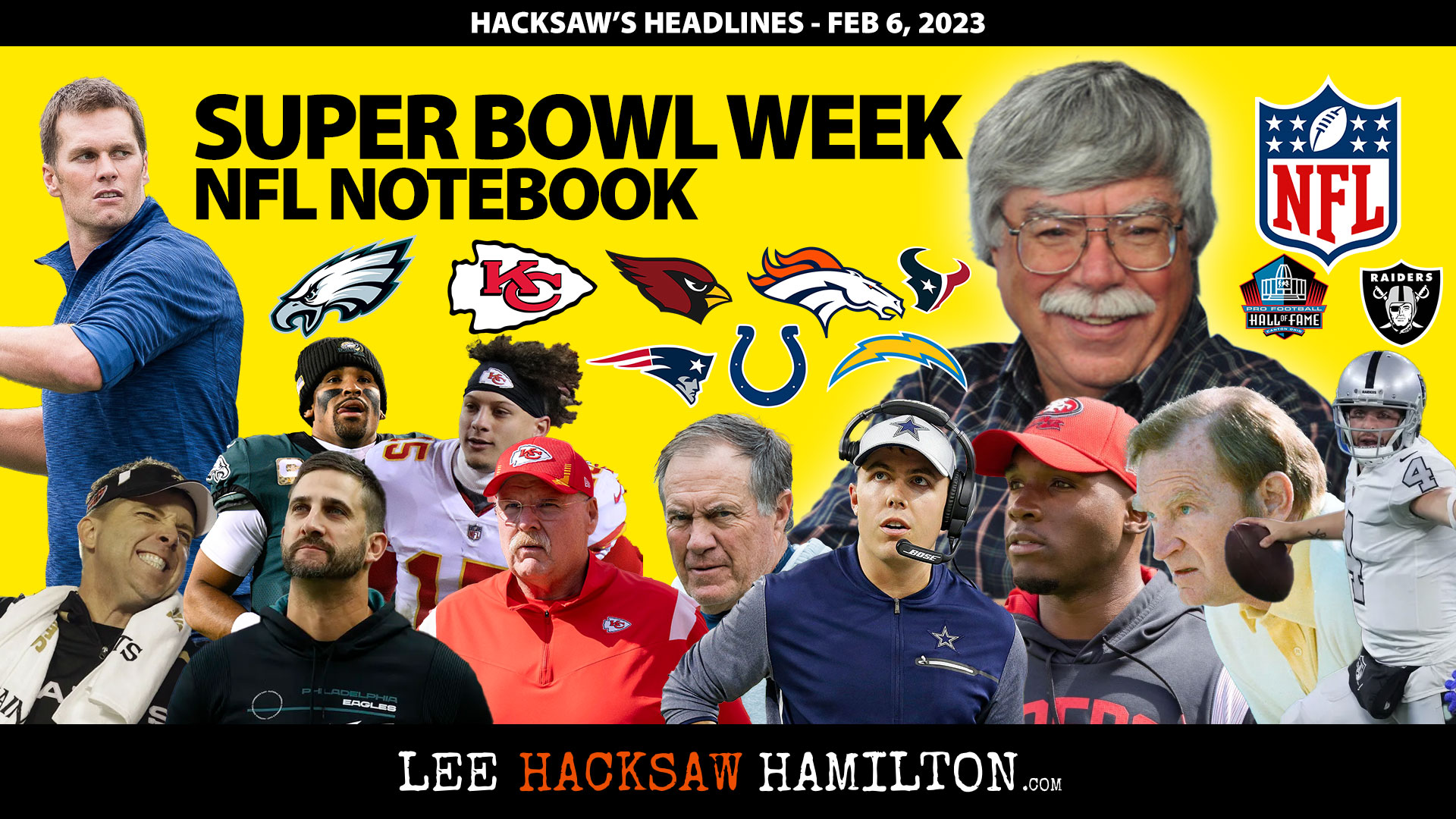 Super Bowl Hype Week, Sean Payton lays down the law in Denver, Raiders Derek Carr spat, Lee Hacksaw Hamilton