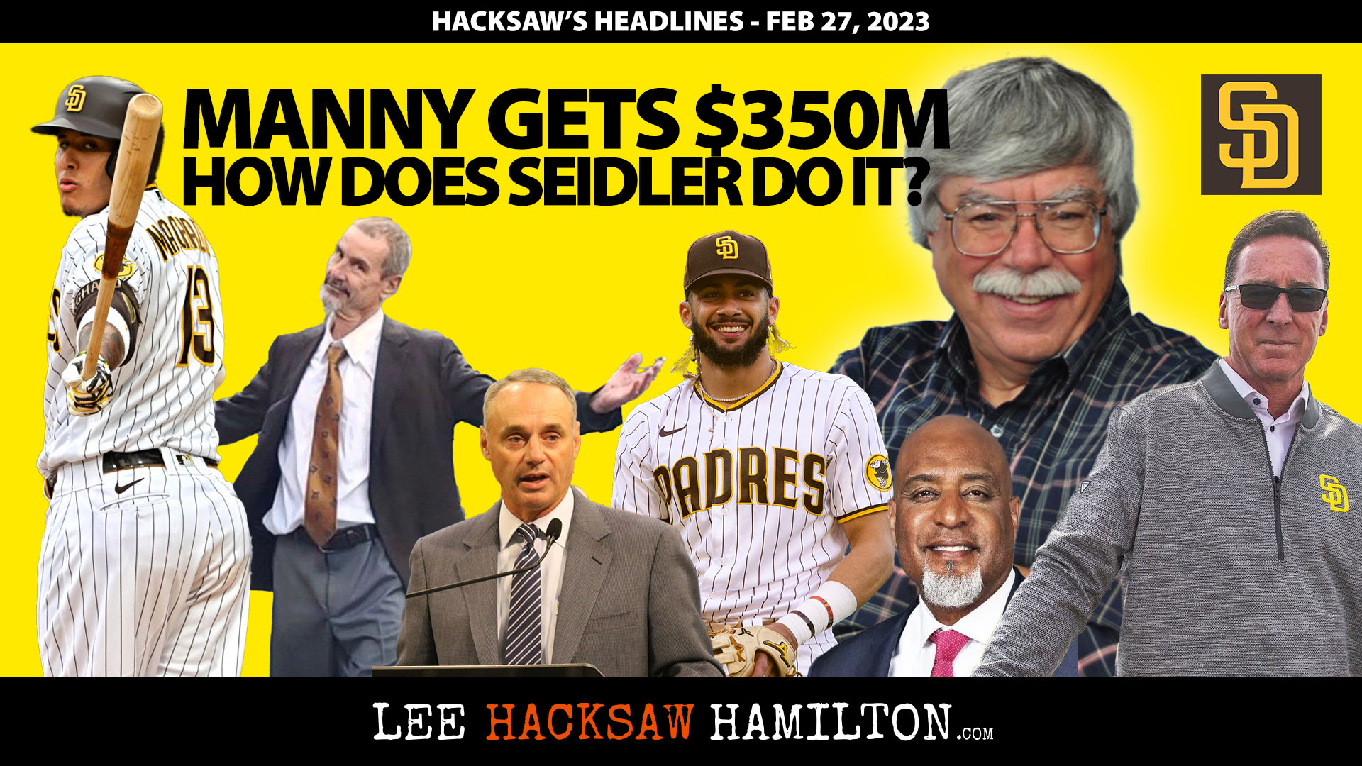 Padres sign Manny Machado to a $350M, 11 year extension, Lee Hacksaw Hamilton