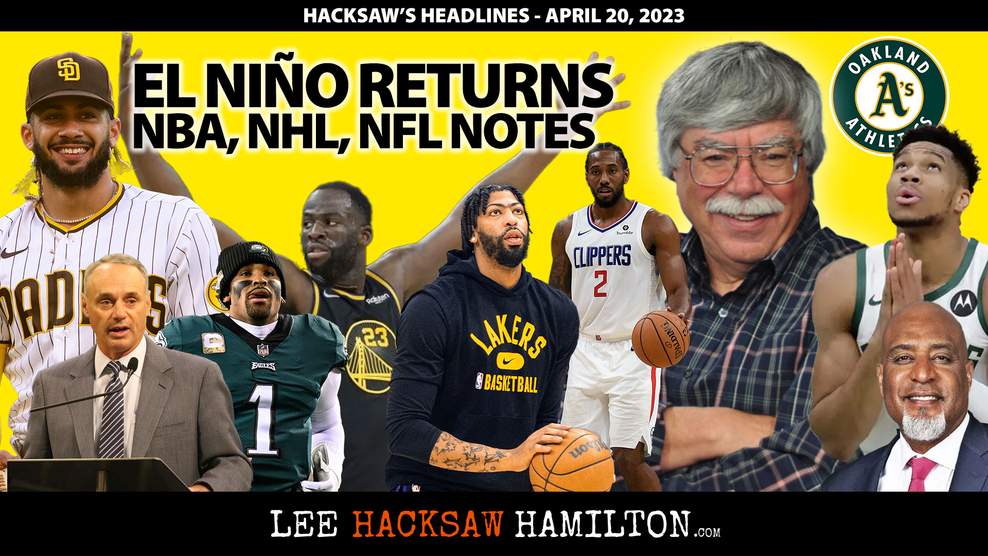 Lee Hacksaw Hamilton discusses Fernando Tatis Jr. , Padres, NBA Playoffs, NHL Playoffs, NFL Notes