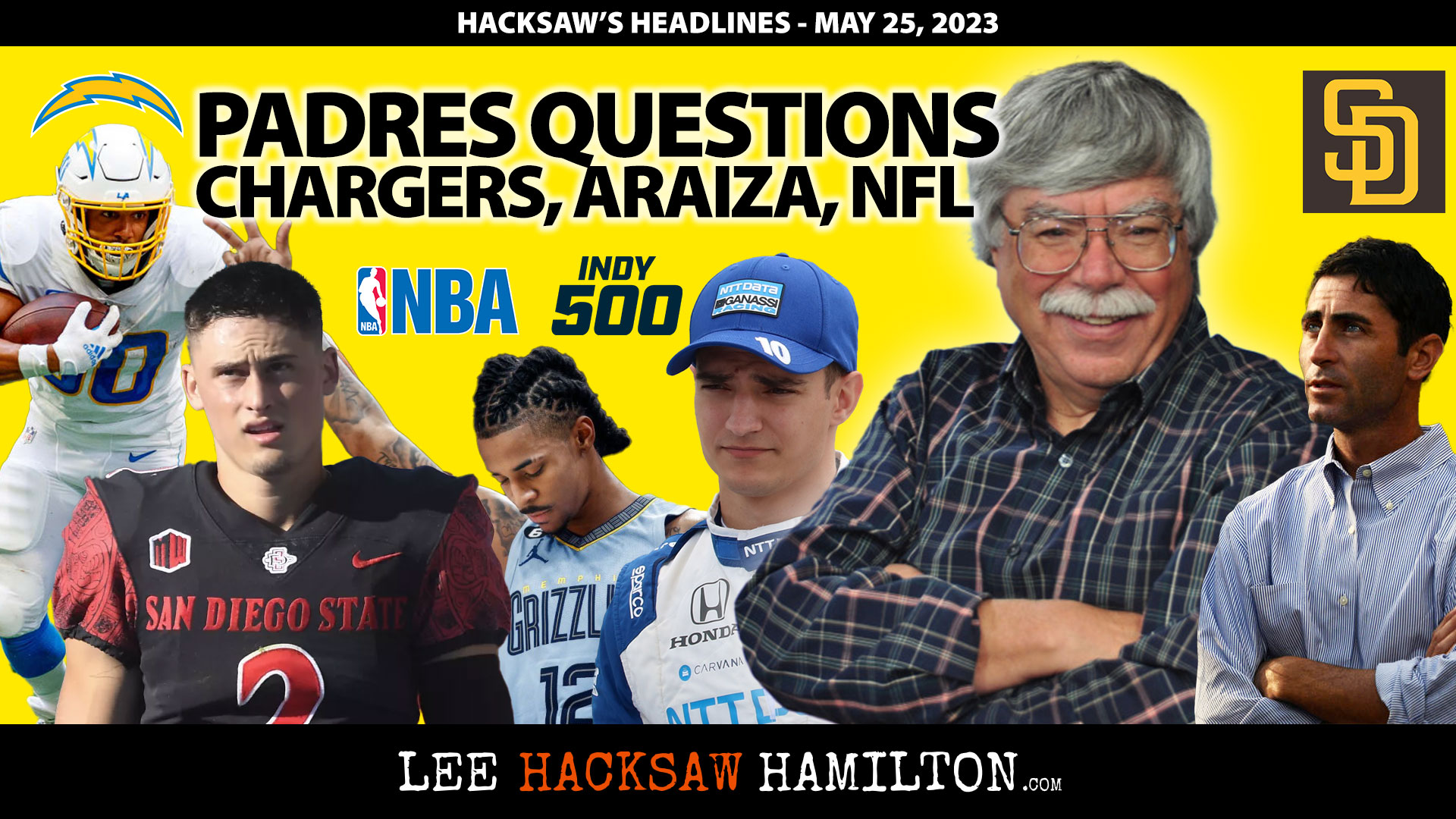 Lee Hacksaw Hamilton disusses Padres Questions, Austin Ekeler, Matt Araiza, NFL Rules Changes