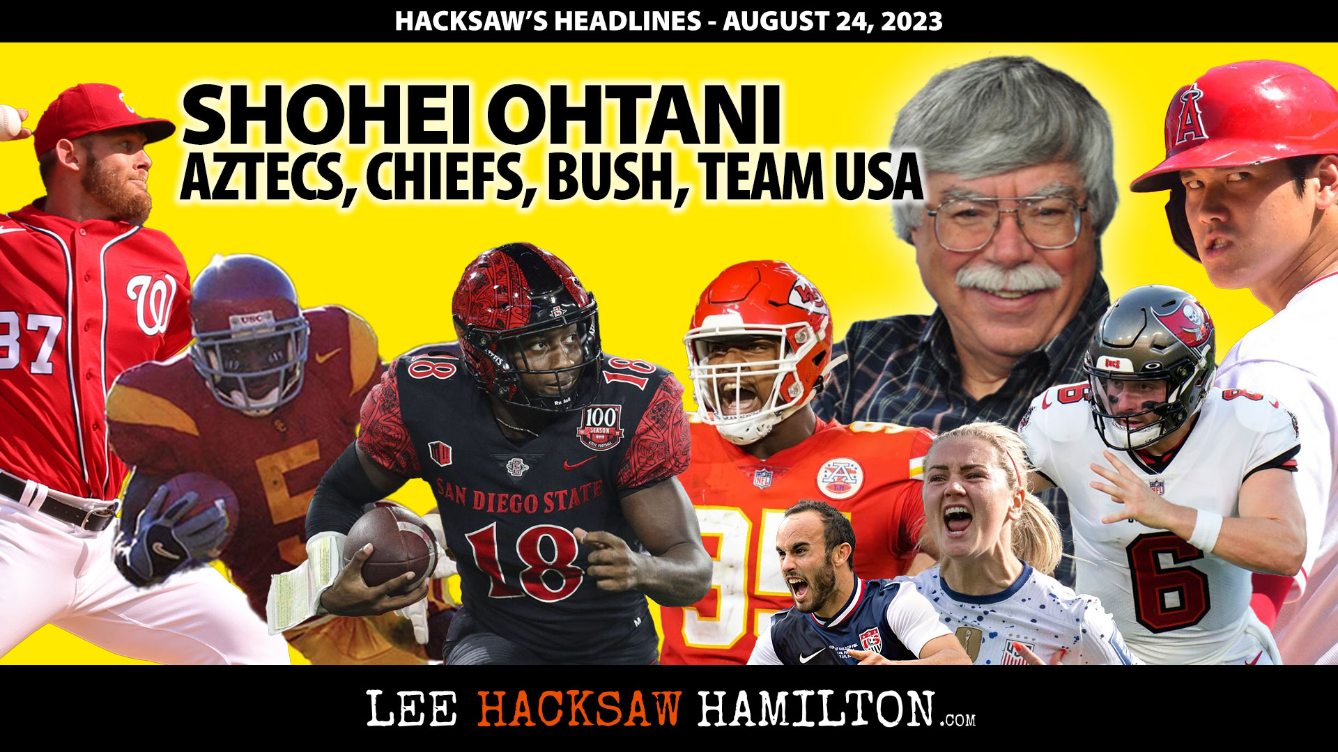 Lee Hacksaw Hamilton discusses Shohei Ohtani, Padres, White Sox, Bally Sports, Aztecs, NFL Notes, Reggie Bush, Knicks, Raptors