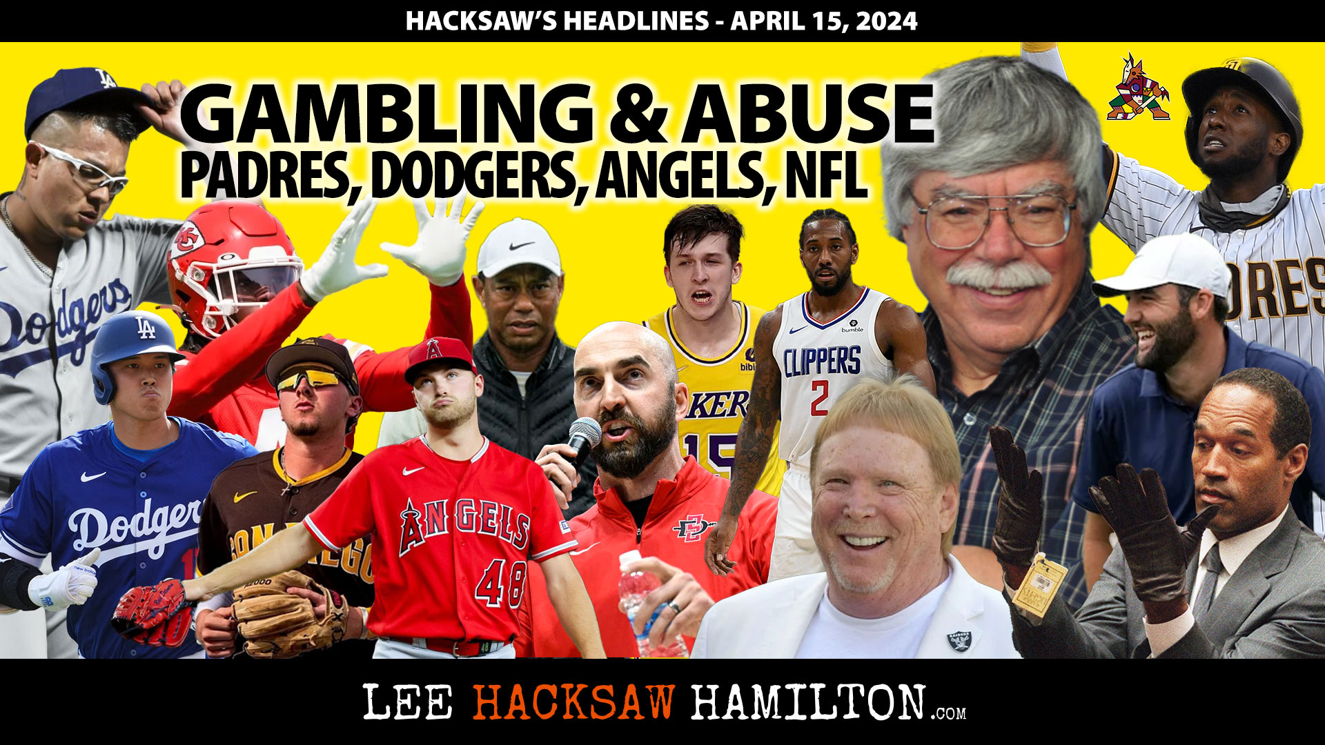 Lee Hacksaw Hamilton discusses Dodgers, Padres, Angels, OJ, NFL trades, Aztecs, Lakers, Clippers, Masters